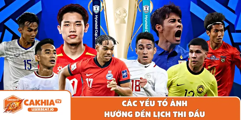 Cập Nhật Lịch Thi Đấu Vòng Bảng ASEAN Cup 2026 Mới Nhất 3 Các yếu tố ảnh hưởng đến lịch thi đấu