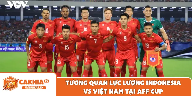 Thông Tin Chi Tiết Indonesia vs Việt Nam Cùng Tỷ Lệ Kèo 3 Tương quan lực lượng Indonesia vs Việt Nam tại AFF Cup